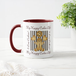 Personalisiertes Niedliches Keks Lebkuchen Mann Ki Tasse