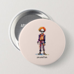 Personalisiertes Niedliches Kid Zombie Halloween ( Button