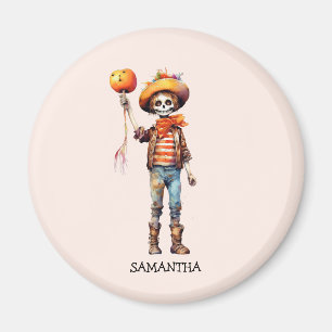 Personalisiertes Niedliches Kid Zombie Halloween ( Magnet