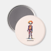 Personalisiertes Niedliches Kid Zombie Halloween ( Magnet (Vorderseite/Rückseite)