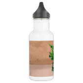 Personalisiertes Niedliches Kitten in Catnip Pot Edelstahlflasche (Links)