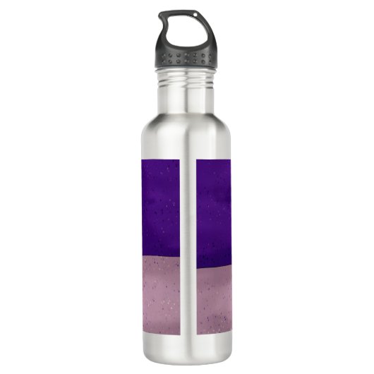 Personalisiertes Niedliches Kitten in Catnip Pot Edelstahlflasche (Rückseite)