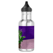 Personalisiertes Niedliches Kitten in Catnip Pot Edelstahlflasche (Rechts)