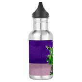Personalisiertes Niedliches Kitten in Catnip Pot Edelstahlflasche (Links)