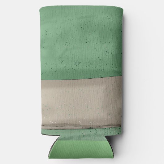 Personalisiertes Niedliches Kitten in Catnip Pot Selters Dosenkühler (Rückseite)