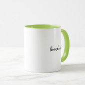 Personalisiertes Niedliches Kitten in Catnip Pot Tasse (VorderseiteRechts)