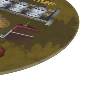 Personalisiertes Niedliches Küchendesign Schneidebrett (Ecke)