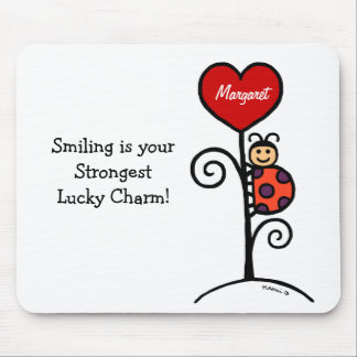 Personalisiertes niedliches Marienkäferzeichnen Mousepad