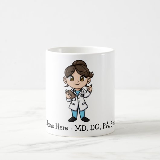 Personalisiertes niedliches medizinisches kaffeetasse (Mittel)