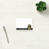 Personalisiertes Niedliches Mexican Sugar Skull Ha Post-it Klebezettel (Büro)