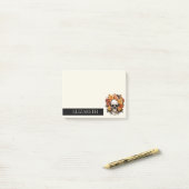 Personalisiertes Niedliches Mexican Sugar Skull Ha Post-it Klebezettel (Auf Schreibtisch)