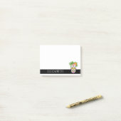 Personalisiertes Niedliches mexikanisches Zuckerro Post-it Klebezettel (Auf Schreibtisch)