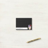 Personalisiertes Niedliches mexikanisches Zuckerro Post-it Klebezettel (Auf Schreibtisch)