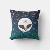 Personalisiertes Niedliches Muster eines Bat Patte Kissen (Vorderseite)