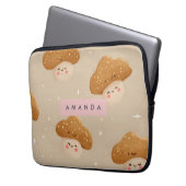 Personalisiertes Niedliches Muster eines Pilzes Laptopschutzhülle (Vorderseite Links)