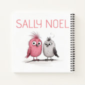 Personalisiertes niedliches Notizbuch (Rückseite)