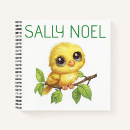 Personalisiertes niedliches Notizbuch