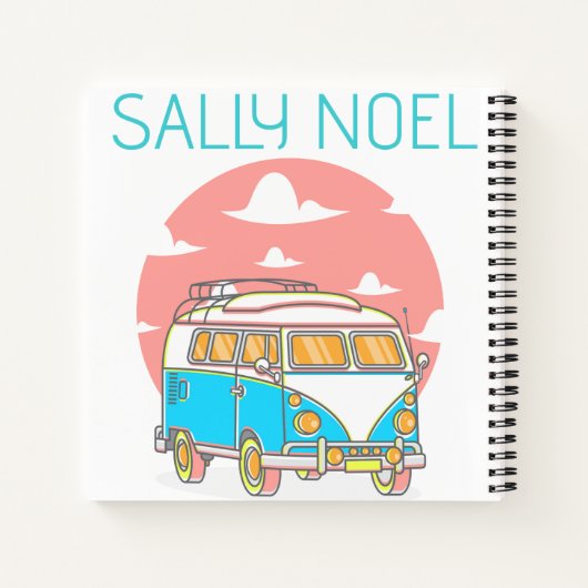 Personalisiertes niedliches Notizbuch (Rückseite)