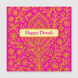 Personalisiertes Niedliches Paisley Floral Print N Magnetkarte