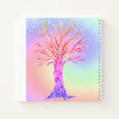 Personalisiertes Niedliches Rainbow-Glitzern Sketc Notizblock (Rückseite)