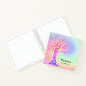 Personalisiertes Niedliches Rainbow-Glitzern Sketc Notizblock (Innenseite)