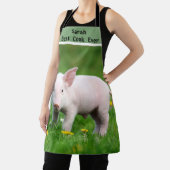 Personalisiertes Niedliches rosa Pigment Schürze (InSitu)