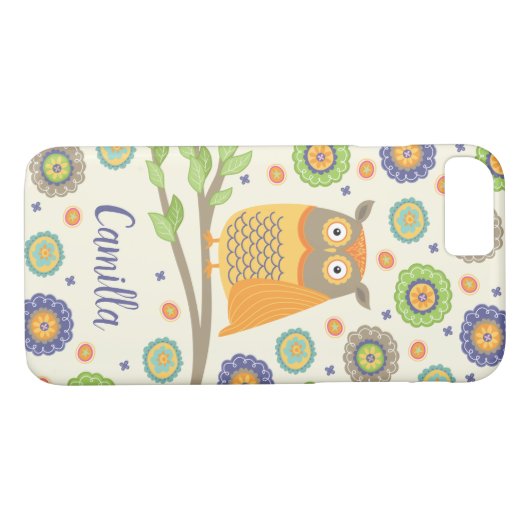 Personalisiertes Niedliches Schälmuster Case-Mate iPhone Hülle (Rückseite (Horizontal))