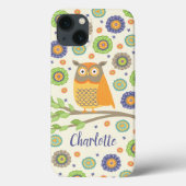 Personalisiertes Niedliches Schälmuster Case-Mate iPhone Hülle (Rückseite)