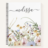 Personalisiertes Niedliches Soft Spring Floral Jou Notizblock (Vorderseite)