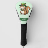 Personalisiertes Niedliches St. Patrick's Day Eich Golf Headcover (Vorderseite)