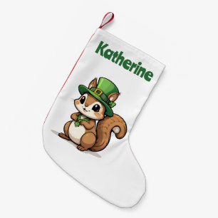 Personalisiertes Niedliches St. Patrick's Day Eich Kleiner Weihnachtsstrumpf