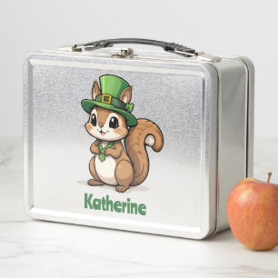 Personalisiertes Niedliches St. Patrick's Day Eich Metall Brotdose