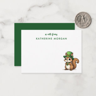 Personalisiertes Niedliches St. Patrick's Day Eich Mitteilungskarte