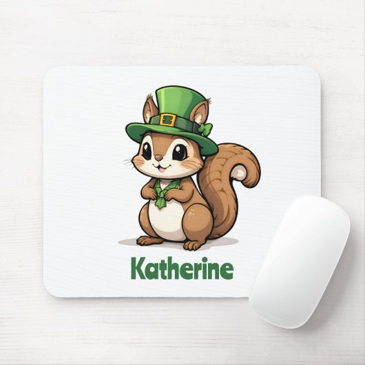 Personalisiertes Niedliches St. Patrick's Day Eich Mousepad (Mit Mouse)