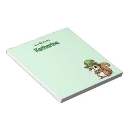 Personalisiertes Niedliches St. Patrick's Day Eich Notizblock