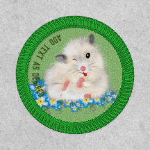 Personalisiertes Niedliches SYRIAN HAMSTER White