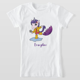 Personalisiertes Niedliches und einfaches Rosa Blu T-Shirt