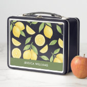 Personalisiertes Niedliches Wasserfarbenmuster Metall Brotdose (Beispiel)