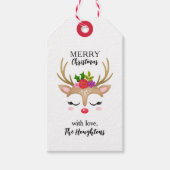 Personalisiertes Niedliches Weihnachtsfest Geschenkanhänger (Vorderseite)