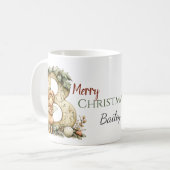 Personalisiertes Niedliches Weihnachtsgeschenk Kaffeetasse (Vorderseite Links)