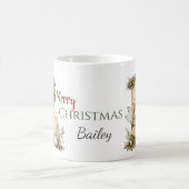 Personalisiertes Niedliches Weihnachtsgeschenk Kaffeetasse (Mittel)