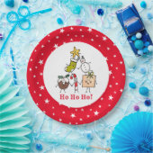 Personalisiertes Niedliches Weihnachtsgeschenk-Par Pappteller (Party)