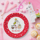 Personalisiertes Niedliches Weihnachtsgeschenk-Par Pappteller (Party)