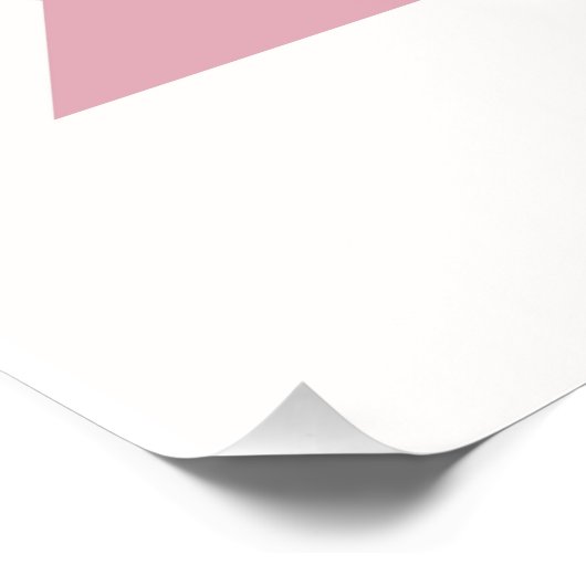 Personalisiertes niedliches Zebra-Kinderzimmer Poster (Ecke)