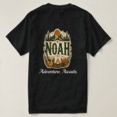 Personalisiertes Noah Camping T-Shirt (Design Rückseite)
