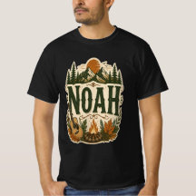 Personalisiertes Noah Camping T-Shirt