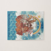 Personalisiertes Noahs Arche-Puzzlespiel Puzzle (Horizontal)