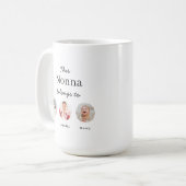 Personalisiertes Nonna-Geschenk Kaffeetasse (Vorderseite Links)