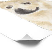 Personalisiertes norwegisches Buhund Fotodruck (Ecke)