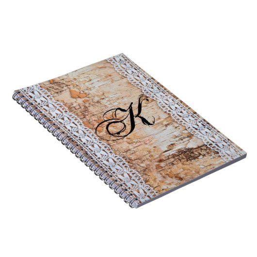 Personalisiertes Note Book XColand Barn Wood Lace  Notizblock (Rechte Seite)